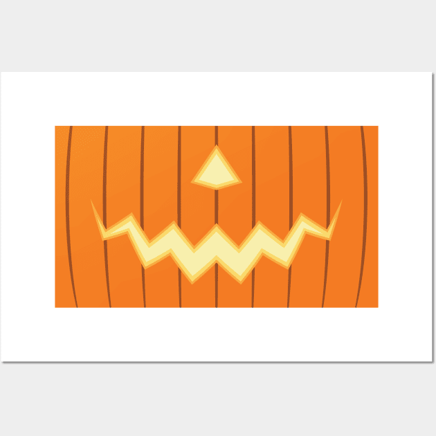 Pumpkin Smile Wall Art by DCLawrenceUK